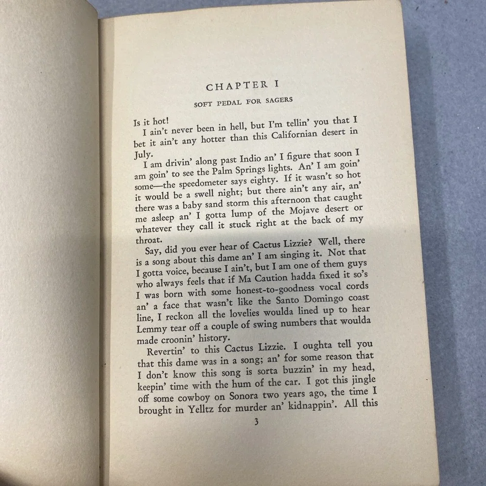 Dames Don't Care by Peter Cheyney Hardcover First American Edition No Dust Cover